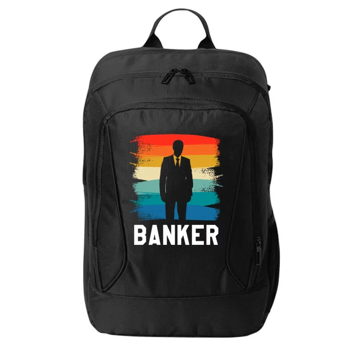 Retro Vintage Classic Banker Banking Gift City Backpack