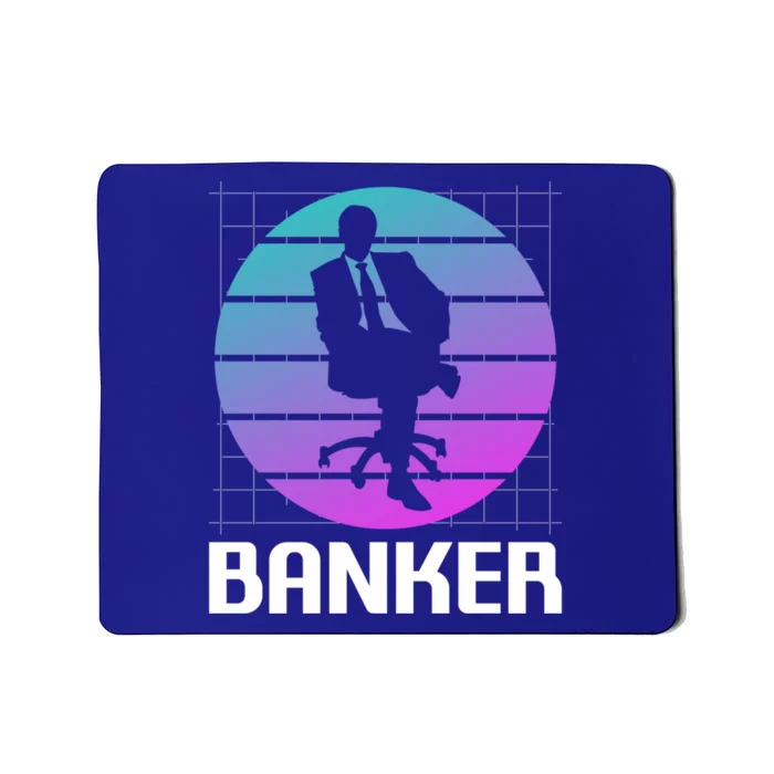 Retro Vintage Classic Banker Banking Gift Mousepad