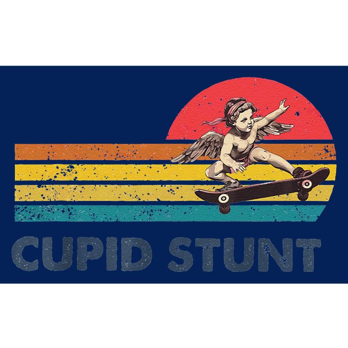 Retro Vintage Cupid Stunt Unhinged Cringe Funny Bumper Sticker