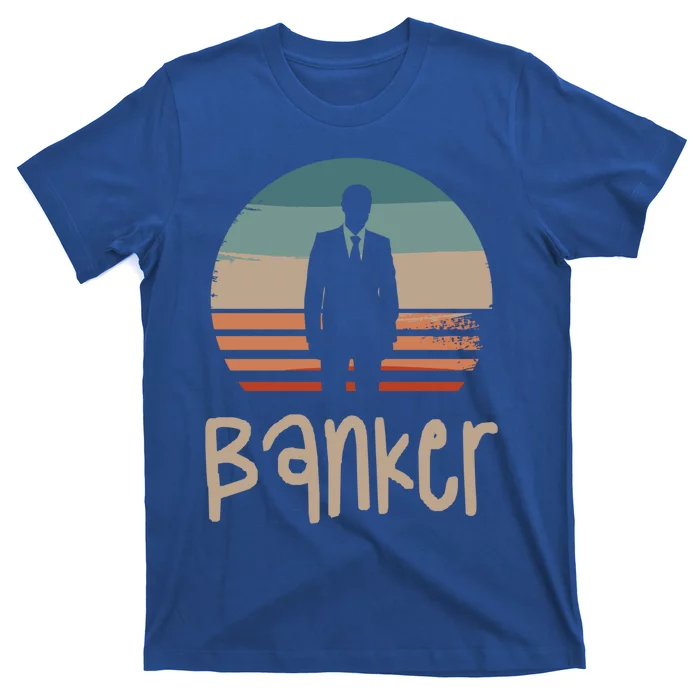 Retro Vintage Classic Banker Banking Gift T-Shirt