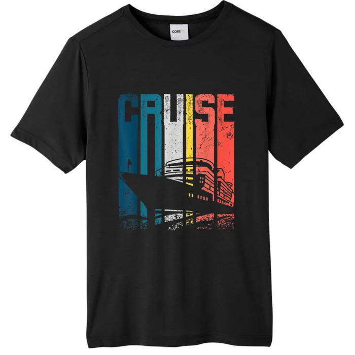 Retro Vintage Cruising Ship ChromaSoft Performance T-Shirt