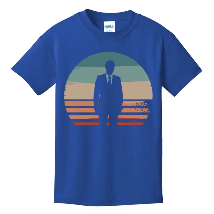 Retro Vintage Classic Banker Banking Gift Kids T-Shirt