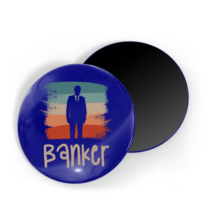 Retro Vintage Classic Banker Banking Funny Gift Magnet