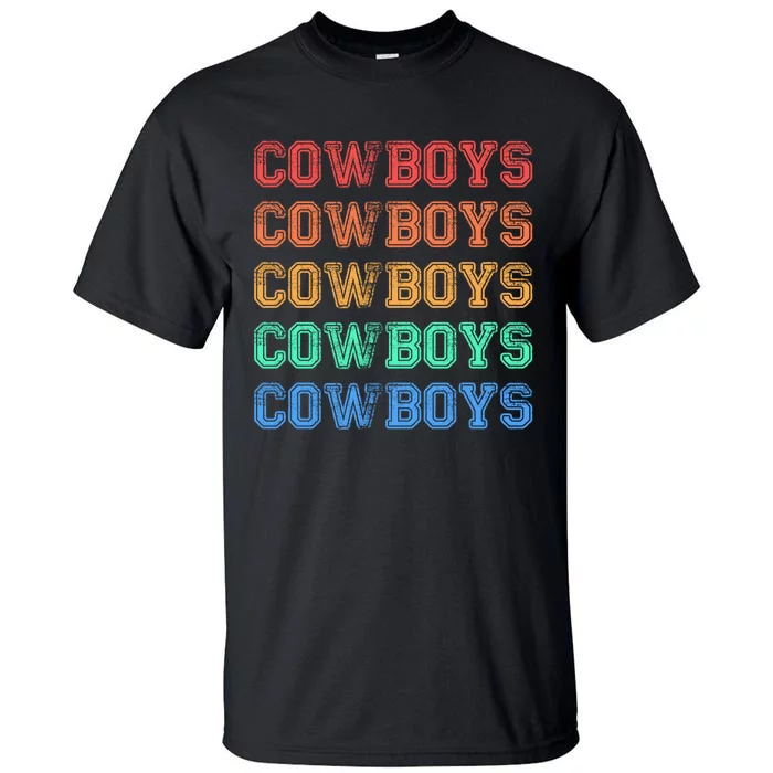 Retro Vintage Classic Cowboy Tall T-Shirt