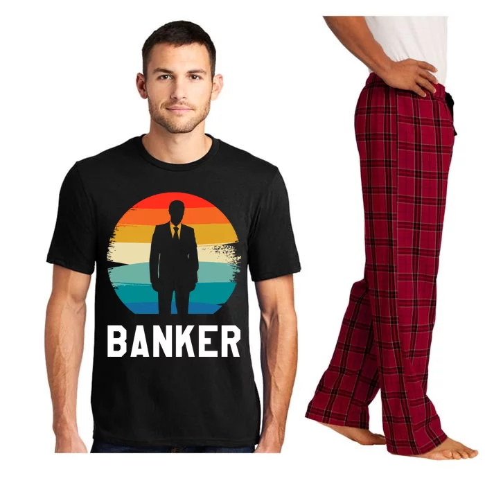 Retro Vintage Classic Banker Banking Cute Gift Pajama Set