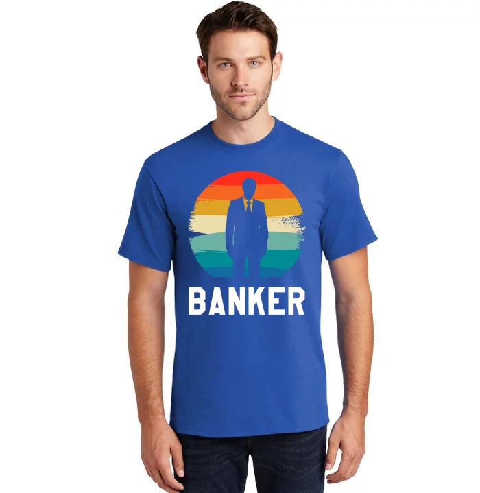 Retro Vintage Classic Banker Banking Cute Gift Tall T-Shirt