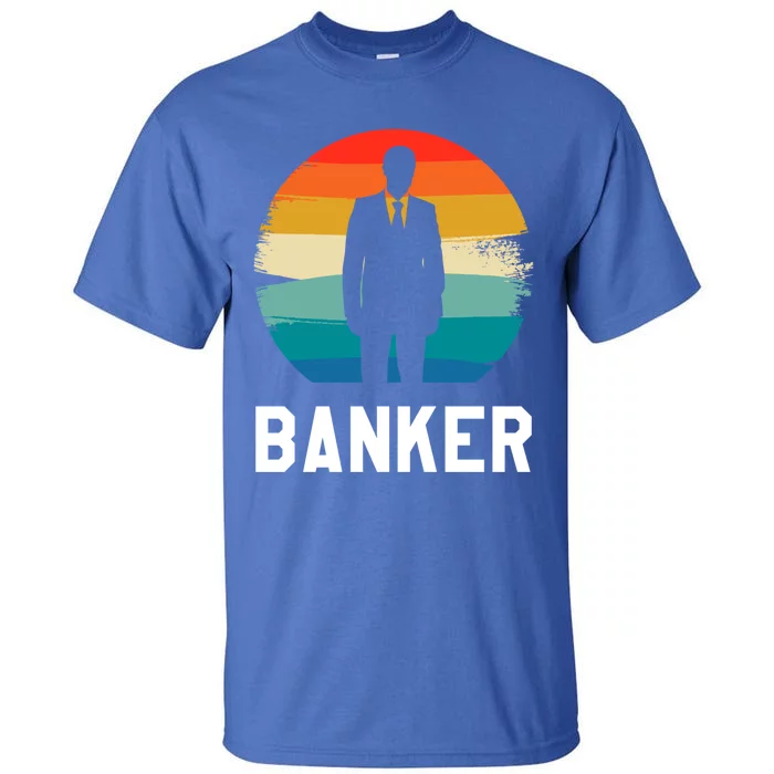 Retro Vintage Classic Banker Banking Cute Gift Tall T-Shirt