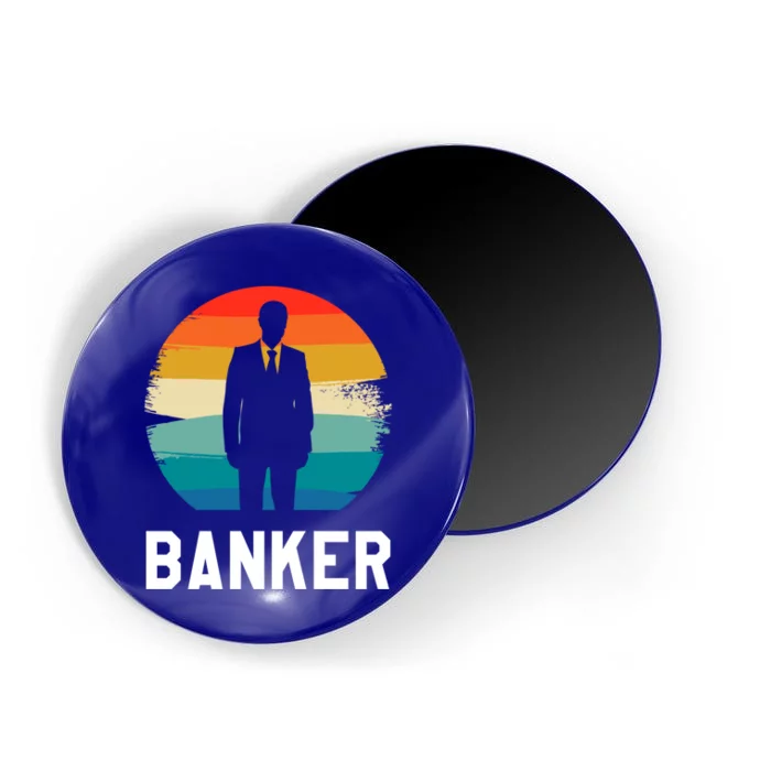 Retro Vintage Classic Banker Banking Cute Gift Magnet