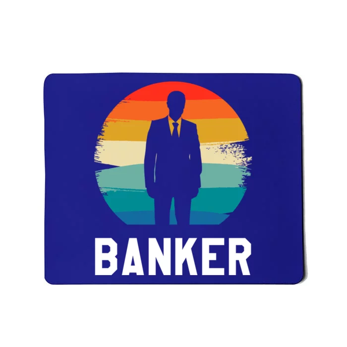 Retro Vintage Classic Banker Banking Cute Gift Mousepad