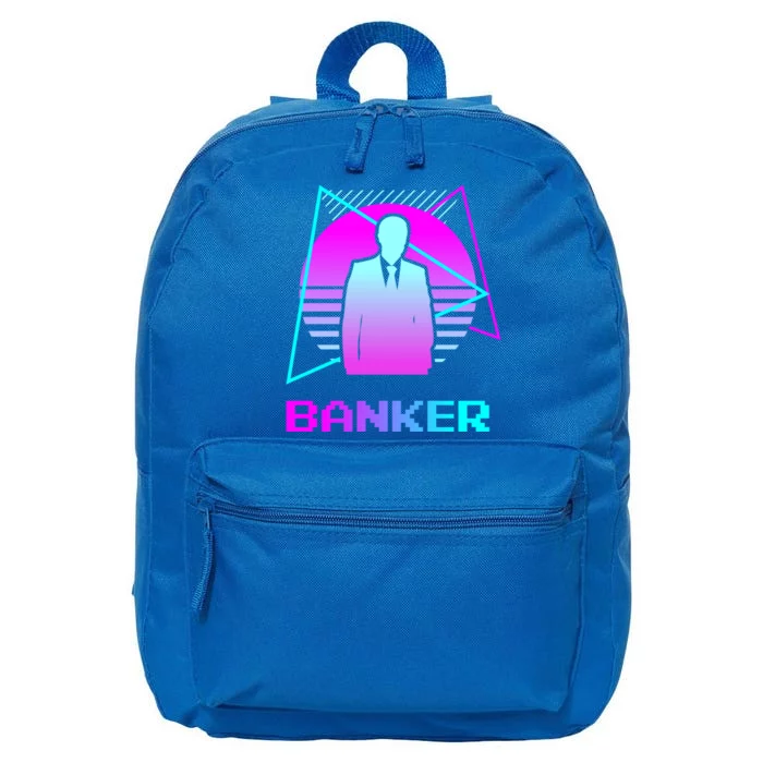 Retro Vintage Classic Banker Banking Gift 16 in Basic Backpack