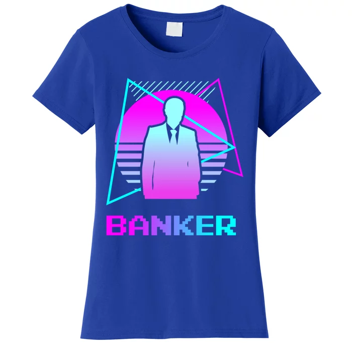 Retro Vintage Classic Banker Banking Gift Women's T-Shirt