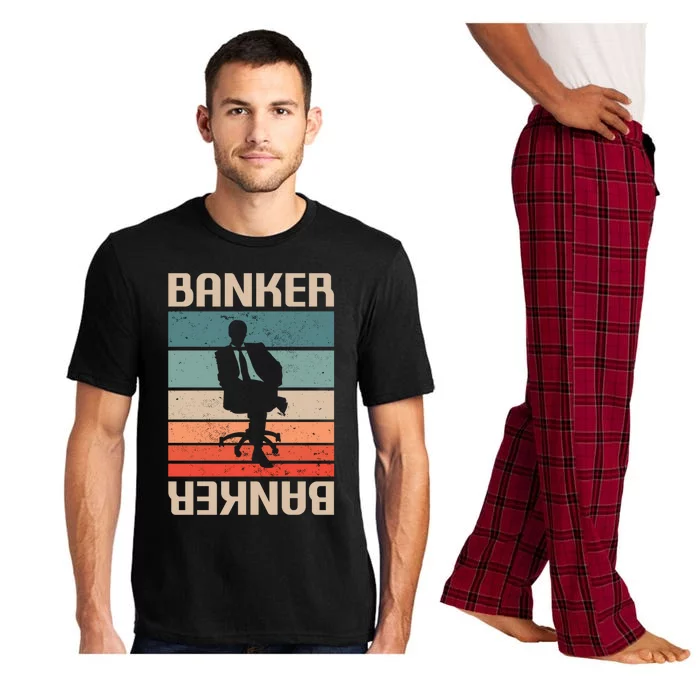 Retro Vintage Classic Banker Banking Funny Gift Pajama Set