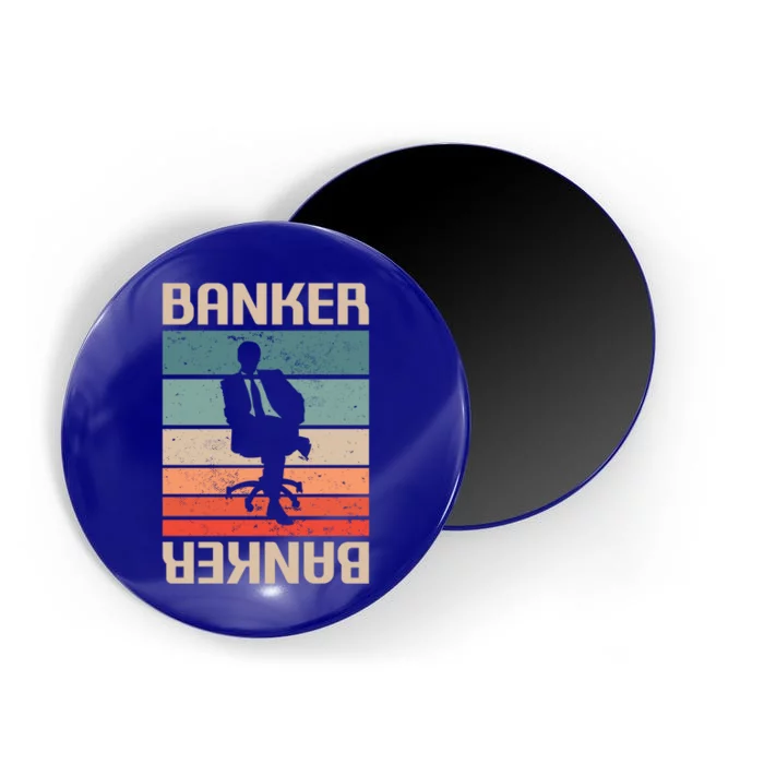 Retro Vintage Classic Banker Banking Funny Gift Magnet