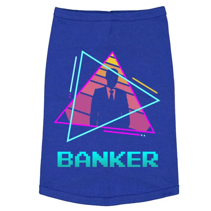 Retro Vintage Classic Banker Banking Great Gift Doggie Tank