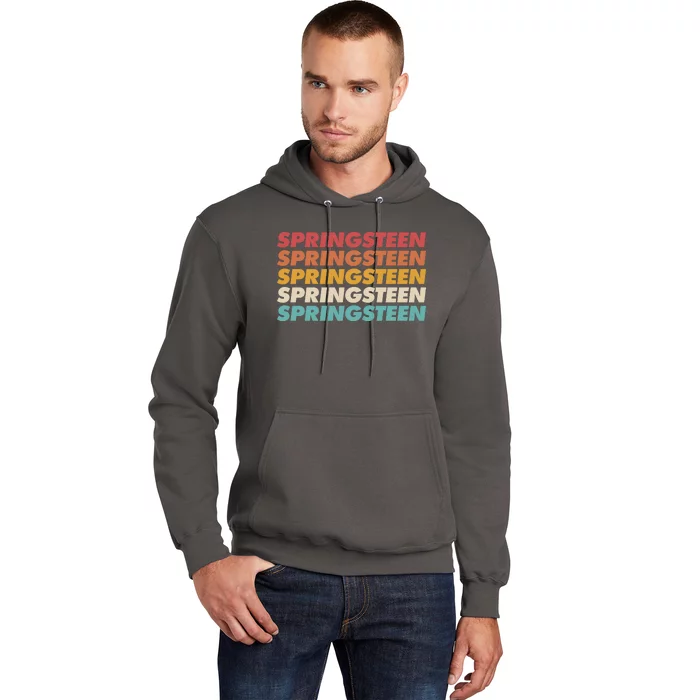 Retro Vintage Colors Rock Musician Hoodie