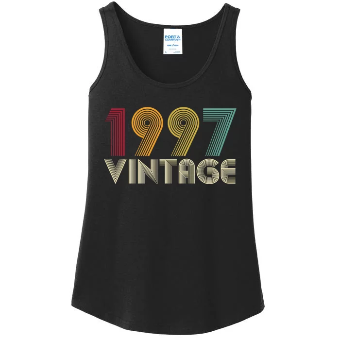 Retro Vintage Classic 1997 27th Birthday Gift 27 Years Old Ladies Essential Tank