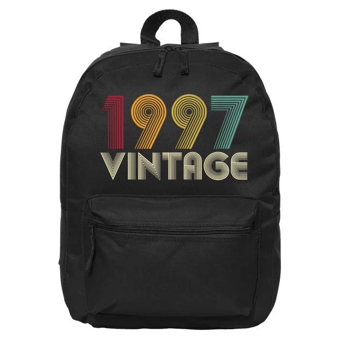 Retro Vintage Classic 1997 27th Birthday Gift 27 Years Old 16 in Basic Backpack