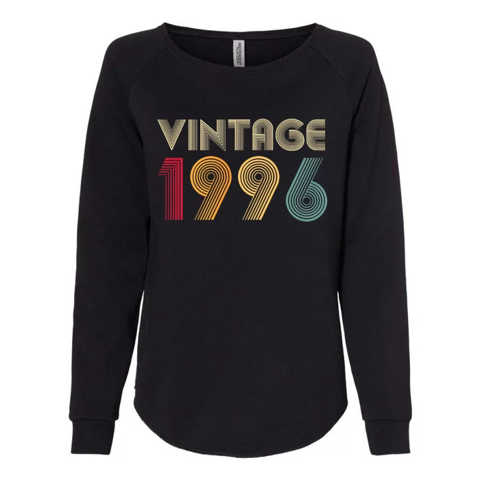 Retro Vintage Classic 1996 28th Birthday Gift 28 Years Old Womens California Wash Sweatshirt