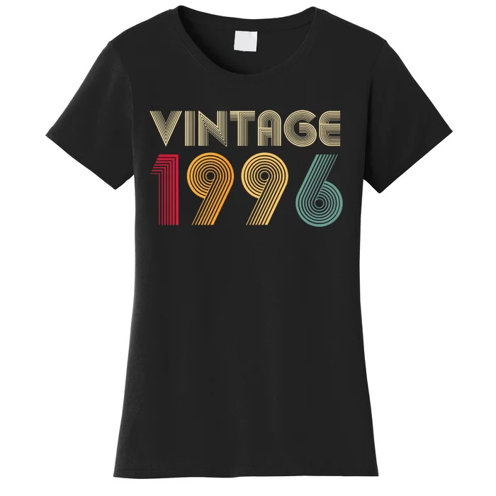 Retro Vintage Classic 1996 28th Birthday Gift 28 Years Old Women's T-Shirt