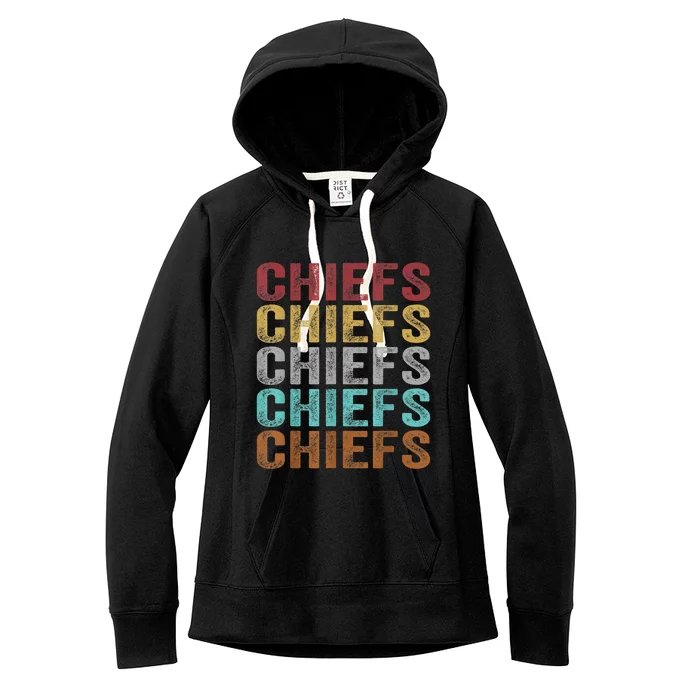 Retro Vintage Chiefs Women's Fleece Hoodie