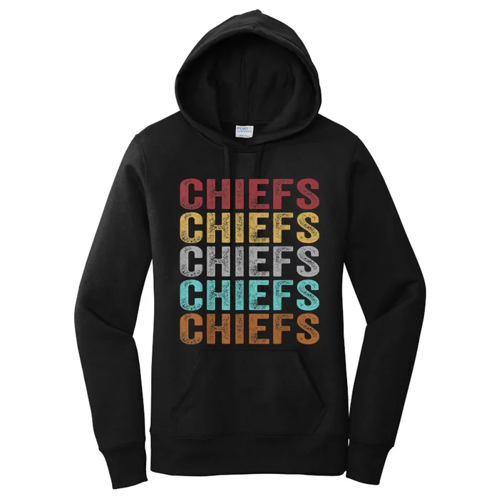 Retro Vintage Chiefs Women's Pullover Hoodie