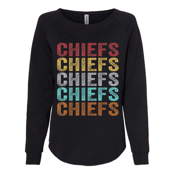 Retro Vintage Chiefs Womens California Wash Sweatshirt