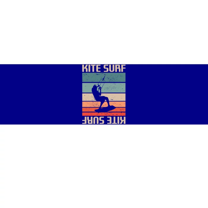 Retro Vintage Classic Kite Surf Surfing Surfer Gift Bumper Sticker