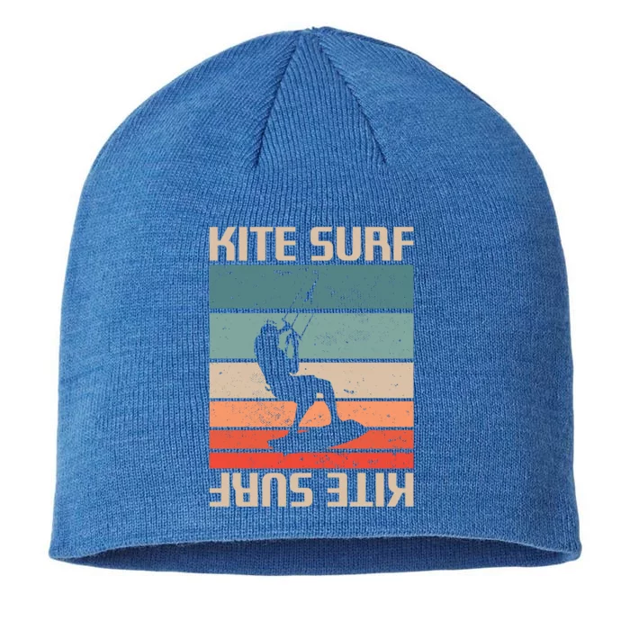 Retro Vintage Classic Kite Surf Surfing Surfer Gift 8 1/2in Sustainable Knit Beanie