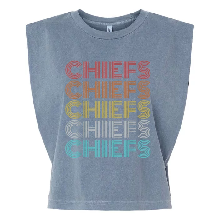 Retro Vintage Chiefs Garment-Dyed Women's Muscle Tee