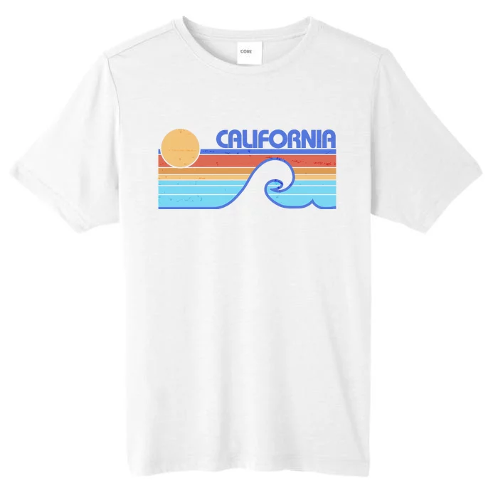 Retro Vintage California Sunset Wave ChromaSoft Performance T-Shirt