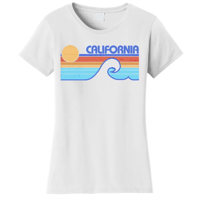 Retro Vintage California Sunset Wave Women's T-Shirt