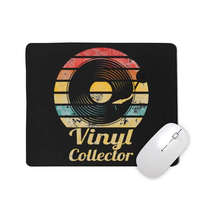 Retro Vinyl Collector Record Player Mousepad