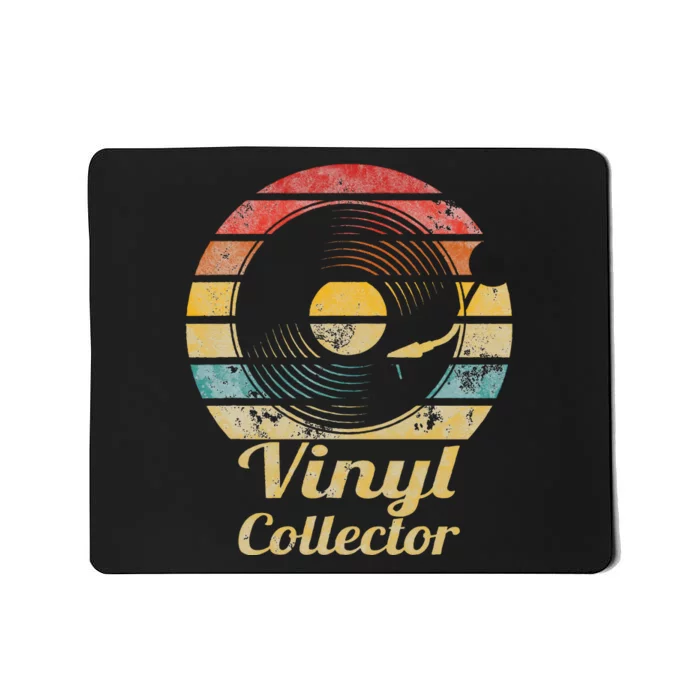 Retro Vinyl Collector Record Player Mousepad