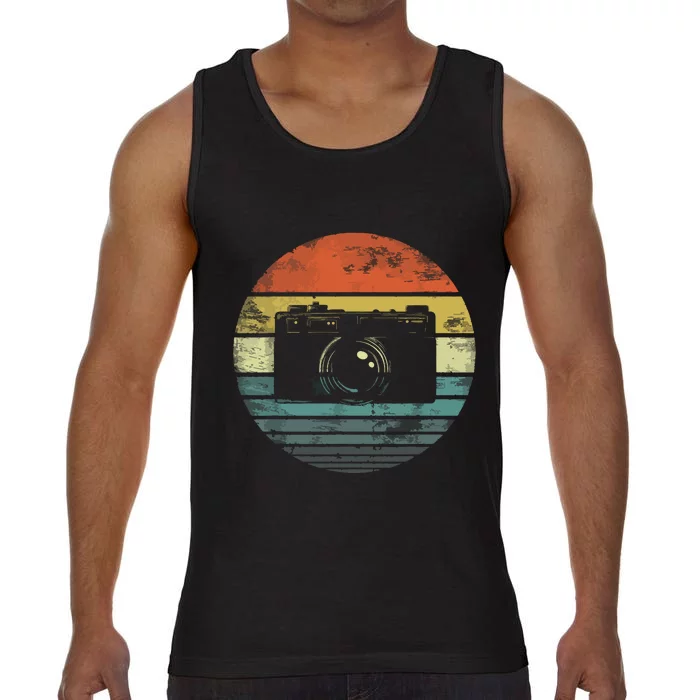 Retro Vintage Camera Photography Lover Photographer Gift Comfort Colors® Tank Top