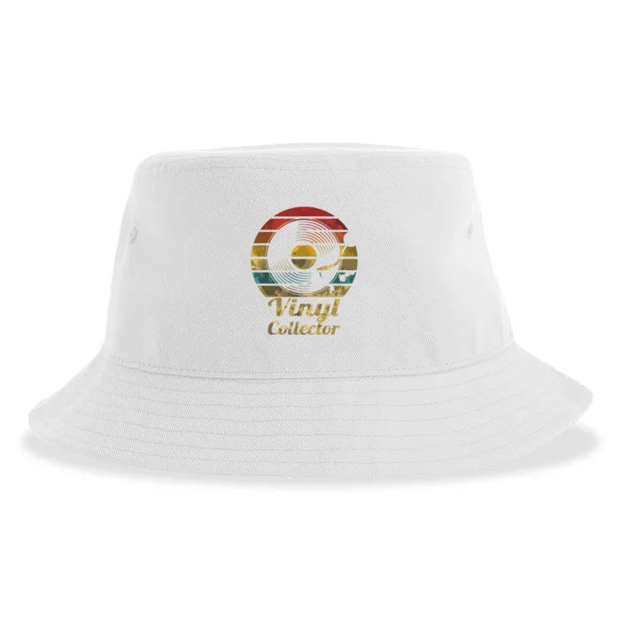 Retro Vinyl Collector Record Player Sustainable Bucket Hat