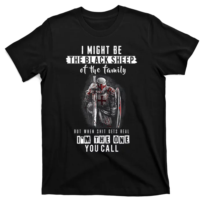 Religious Verse Christian Costume, Crusader Knights Templar T-Shirt