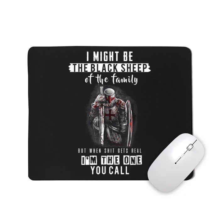 Religious Verse Christian Costume, Crusader Knights Templar Mousepad