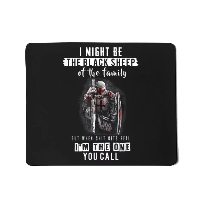 Religious Verse Christian Costume, Crusader Knights Templar Mousepad