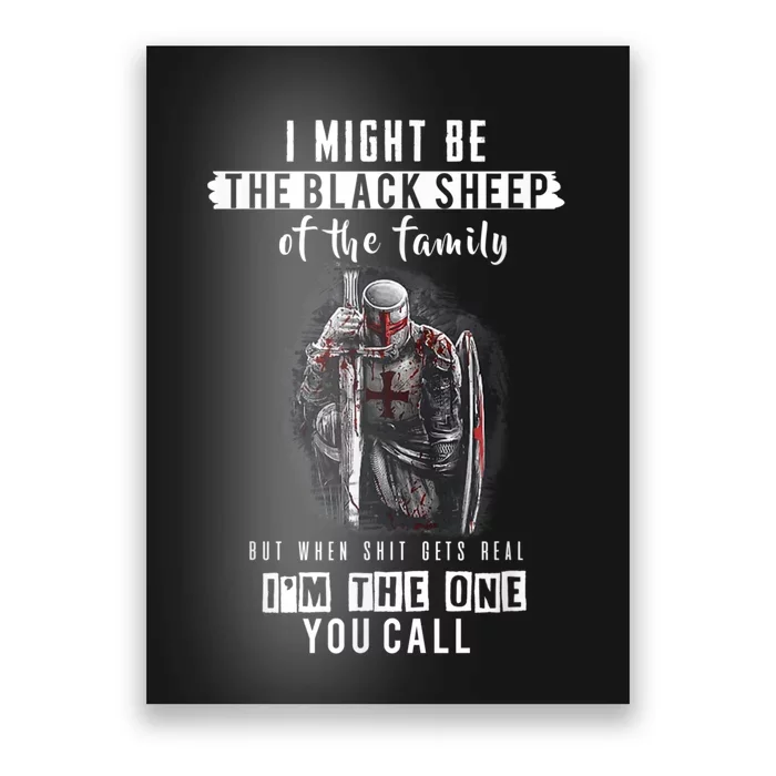 Religious Verse Christian Costume, Crusader Knights Templar Poster