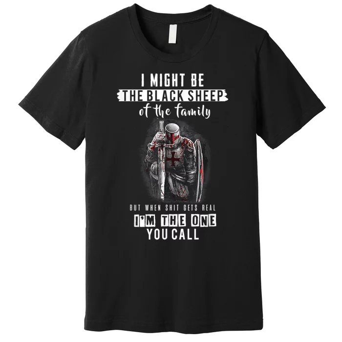 Religious Verse Christian Costume, Crusader Knights Templar Premium T-Shirt