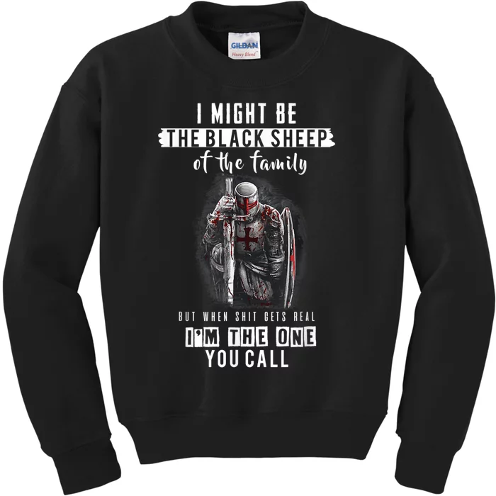 Religious Verse Christian Costume, Crusader Knights Templar Kids Sweatshirt