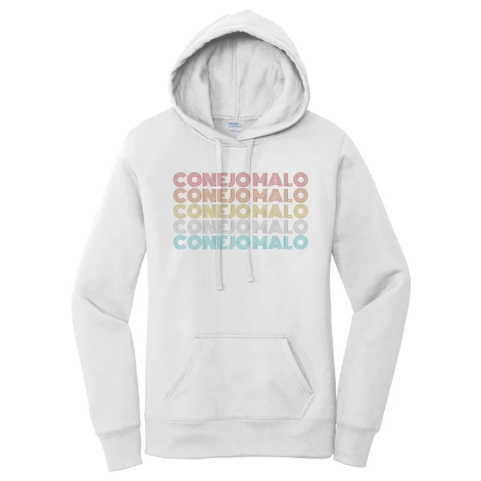 Retro Vintage Conejo Malo Women's Pullover Hoodie