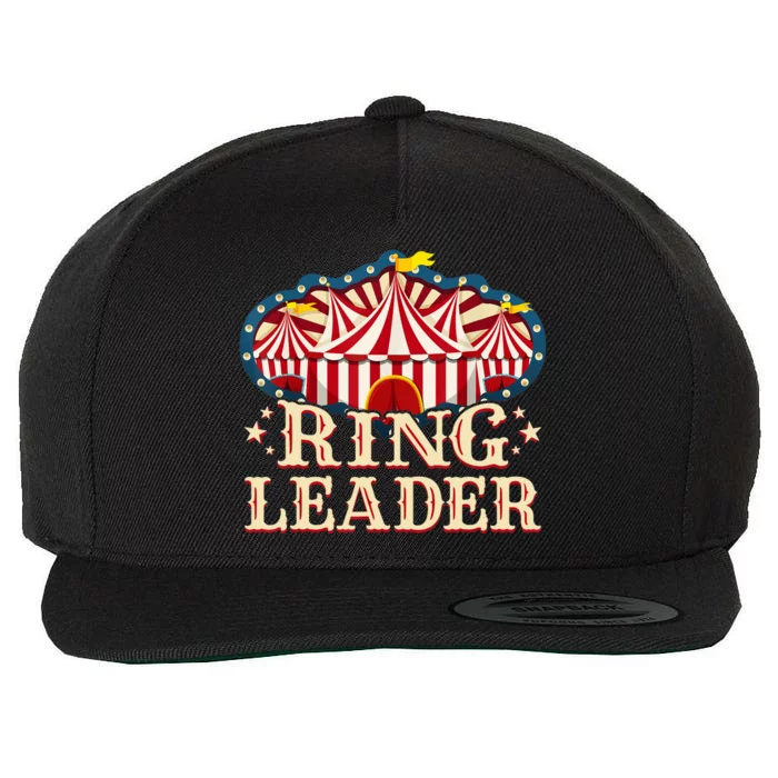 Ringleader - Vintage Circus Themed Birthday Party Wool Snapback Cap