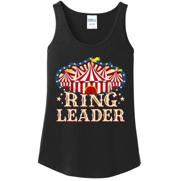 Ringleader Vintage Circus Themed Birthday Party Ladies Essential Tank