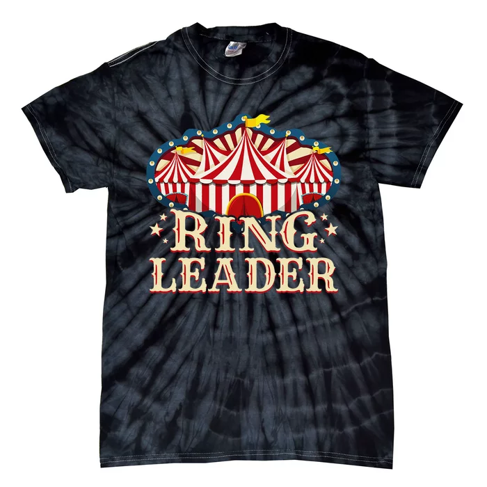 Ringleader Vintage Circus Themed Birthday Party Tie-Dye T-Shirt