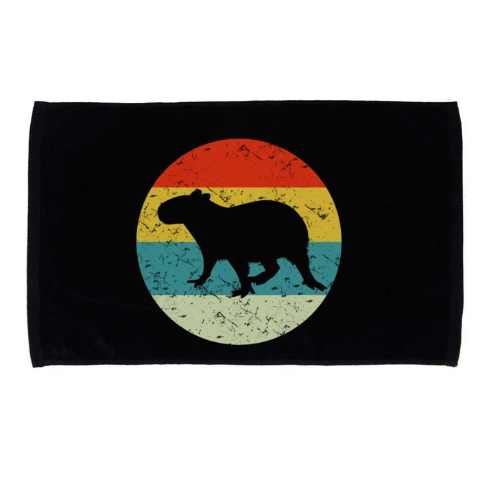 Retro Vintage Capybara Microfiber Hand Towel