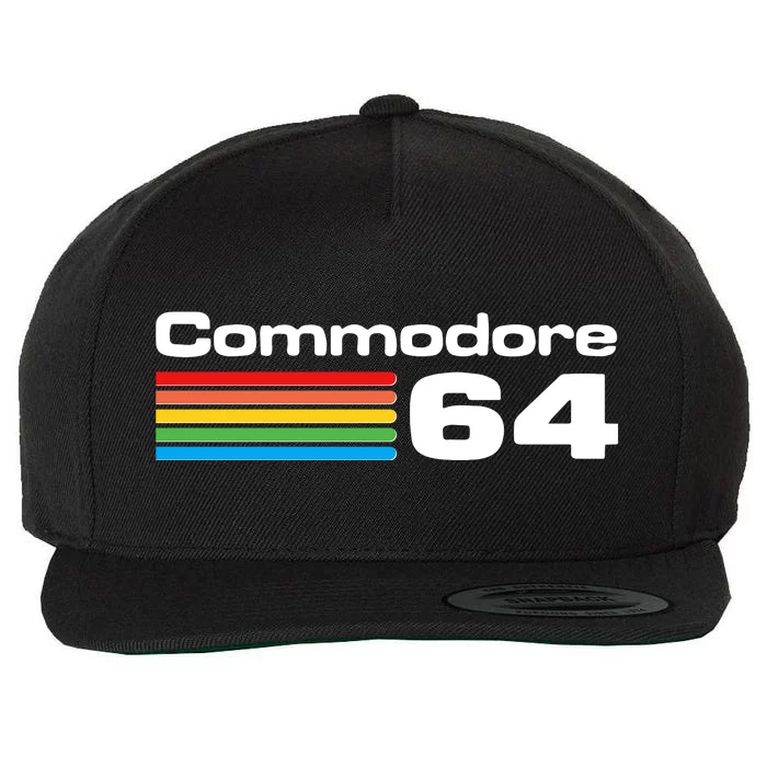 Retro Vintage Commodore Computer Logo Wool Snapback Cap