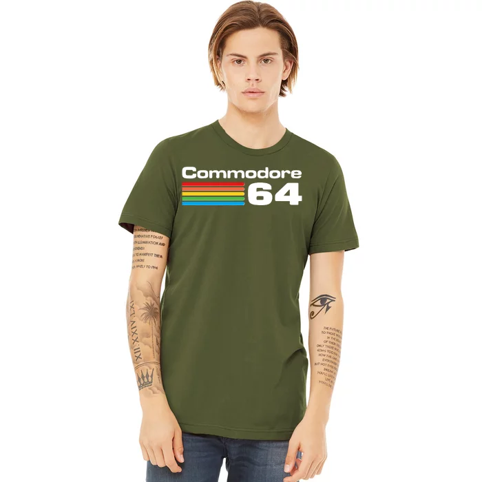 Retro Vintage Commodore Computer Logo Premium T-Shirt