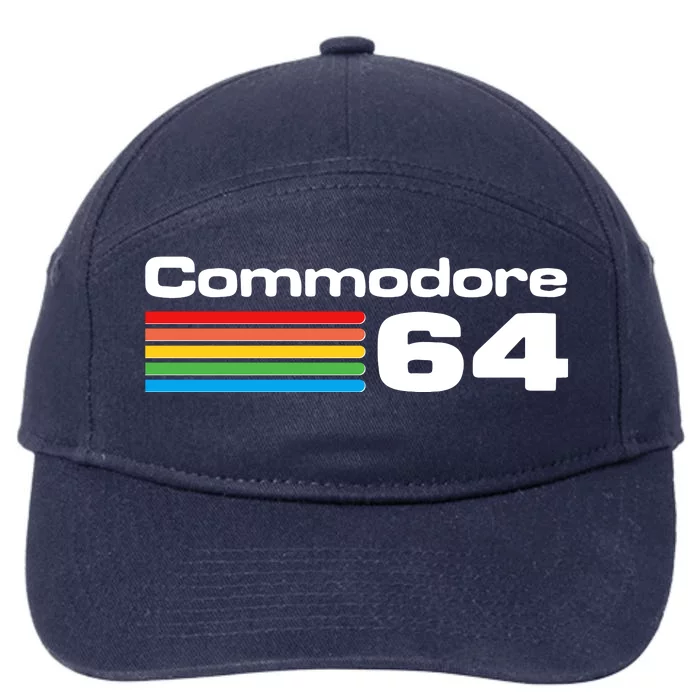 Retro Vintage Commodore Computer Logo 7-Panel Snapback Hat