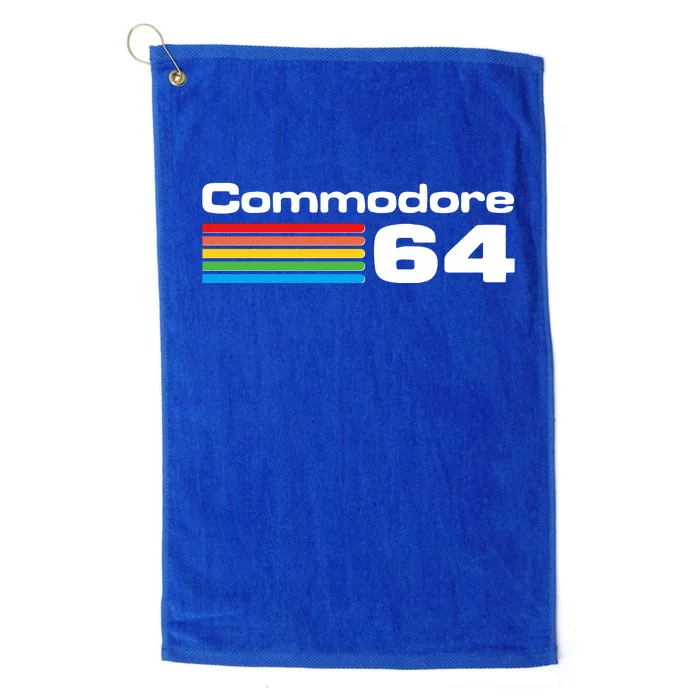 Retro Vintage Commodore Computer Logo Platinum Collection Golf Towel